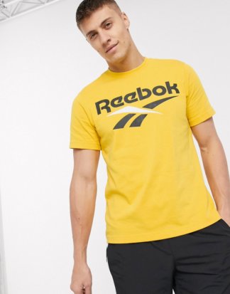 Reebok Classics - Vector - Gelbes T-Shirt mit Logo