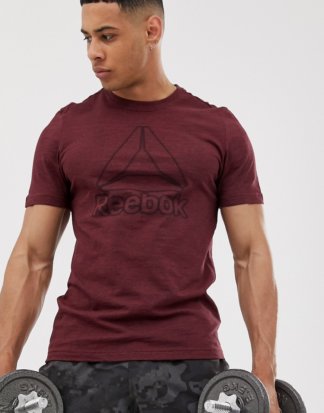 Reebok - Training - Klassisches T-Shirt in Rot