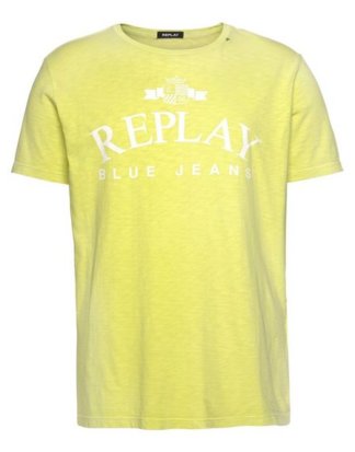 Replay Print-Shirt Mit stylischem Markenprint