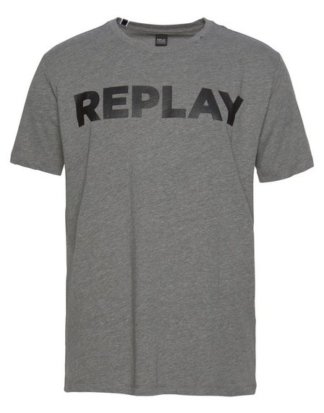 Replay T-Shirt Markenfrontprint