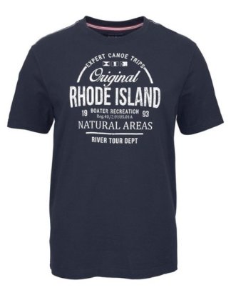 Rhode Island T-Shirt mit Brustprint
