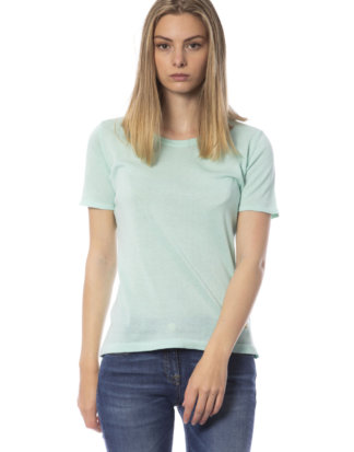 Roberto Cavalli T-Shirt, Rundhals grün