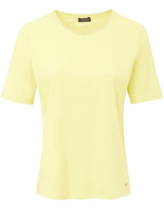 Rundhals-Shirt Basler gelb Größe: 36