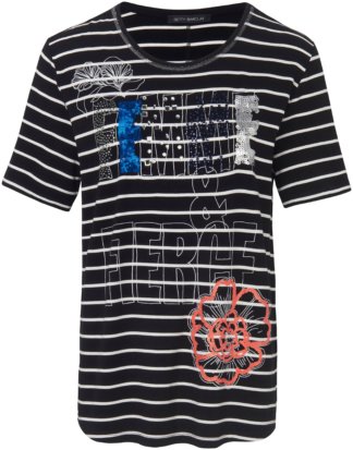 Rundhals-Shirt Betty Barclay schwarz Größe: 36