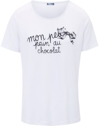 Rundhals-Shirt MYBC weiss Größe: 42