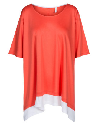 Rösch Shirt, Halbarm, Rundhals, A-Schnitt orange