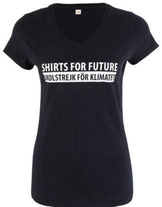 SHIRTS FOR LIFE T-Shirt "Shirts for Future Damen" Applikationen