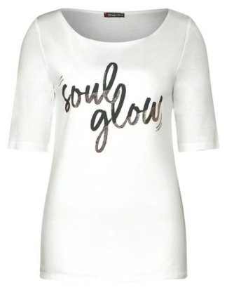 STREET ONE Print-Shirt mit Schriftzug