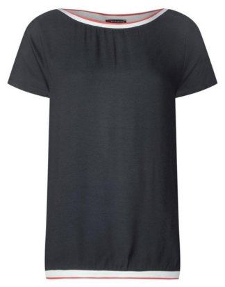 STREET ONE T-Shirt mit College-Style Details