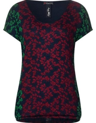 STREET ONE V-Shirt mit Blumenprint
