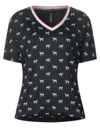 STREET ONE V-Shirt mit Zebra-Print
