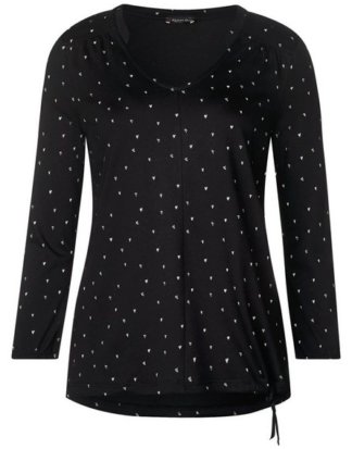 STREET ONE V-Shirt mit allover Print