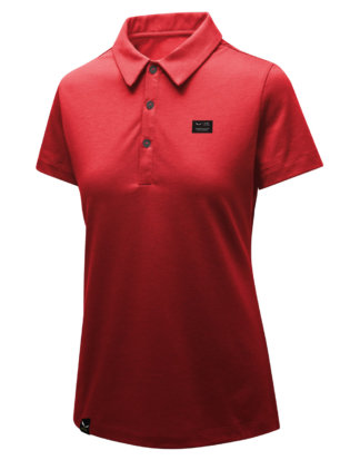 Salewa Polo-Shirt, Kurzarm rot