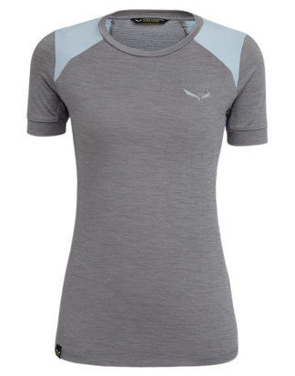 Salewa T-Shirt, Rundhals grau