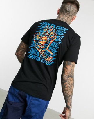 Santa Cruz - Vortex Hand - T-Shirt in Schwarz