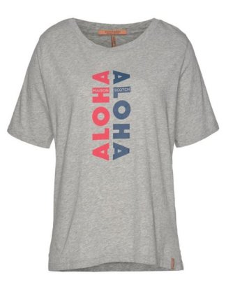 Scotch & Soda T-Shirt mit "Aloha" Print vorne