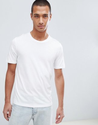 Selected Homme - The Perfect Tee - Weißes T-Shirt aus Pima-Baumwolle