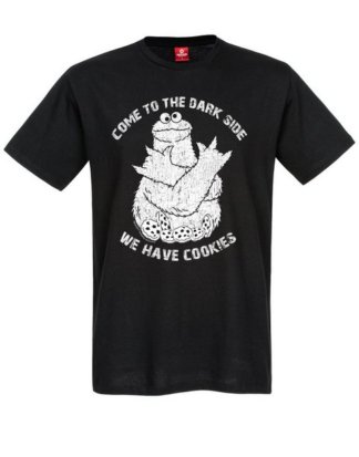 Sesamstrasse T-Shirt "Sesame Street Come To The Dark Side"