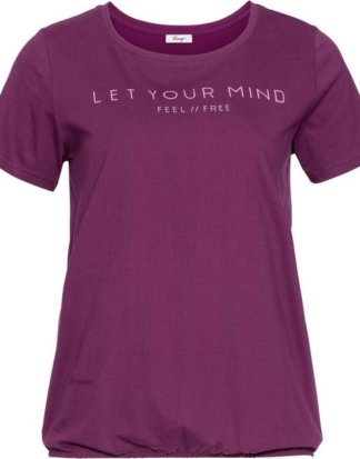 Sheego T-Shirt (Packung, 2-tlg) mit Frontdruck