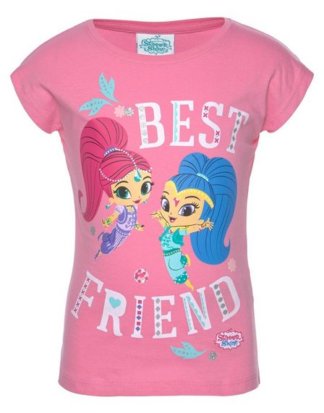 Shimmer & Shine T-Shirt Druck mit Glitzerdetails