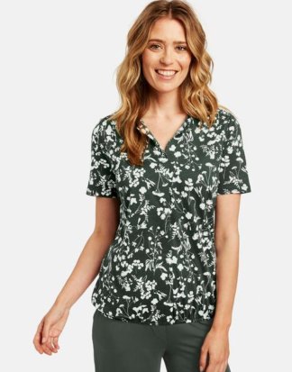 Shirt aus Lyocell-Baumwolle Grün 36/S