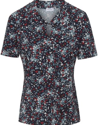 Shirt dekorativem Cut-out Gerry Weber mehrfarbig Größe: 36