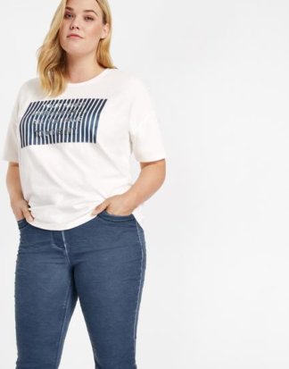 Shirt mit Präge-Motiv 44/L