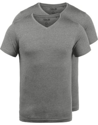 Solid V-Shirt "Portus" T-Shirts im 2er-Pack
