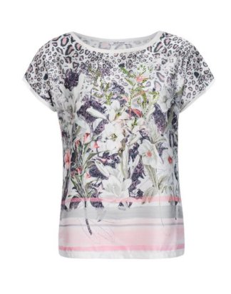 Steilmann T-Shirt mit Strassapplikation