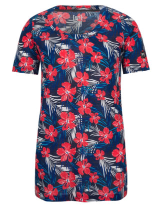 Super.natural T-Shirt Oversize, Kurzarm, Kreis-Ausschnitt bunt