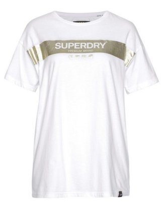 Superdry T-Shirt "PREMIUM BRAND FOIL PORTLAND TEE" in Boxy-Form