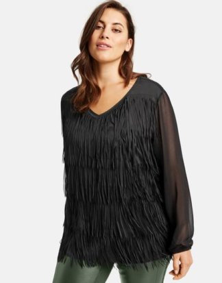 T-Shirt 1/1 Arm Schwarz M
