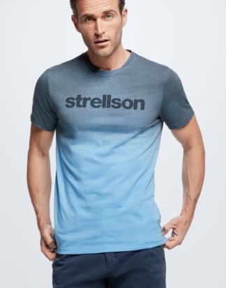 T-Shirt Connor, mittelblau