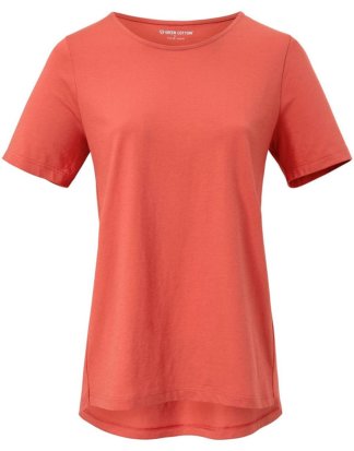 T-Shirt Green Cotton orange Größe: 38