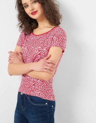 T-Shirt mit Blumenmuster