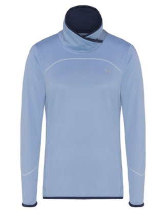 TAO Shirt, Langarm, Rollkragen blau