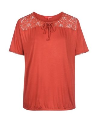 THEA T-Shirt mit Spitze