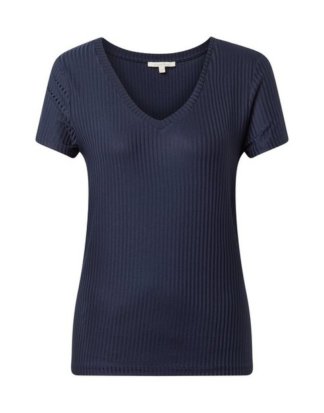 TOM TAILOR Denim T-Shirt "Geripptes T-Shirt"