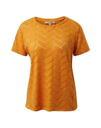 TOM TAILOR Denim T-Shirt "T-Shirt aus Lochspitze"