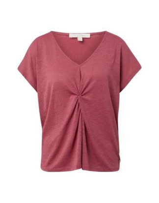 TOM TAILOR Denim T-Shirt "T-Shirt mit Knoten-Detail"