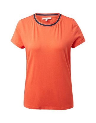 TOM TAILOR Denim T-Shirt "T-Shirt mit Kontrast-Kragen"