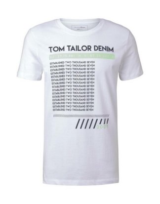 TOM TAILOR Denim T-Shirt "T-Shirt mit Print"