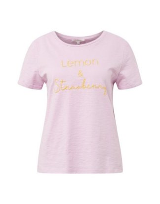 TOM TAILOR Denim T-Shirt "T-Shirt mit Schrift-Stickerei"