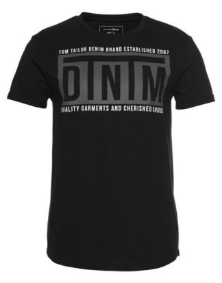 TOM TAILOR Denim T-Shirt mit kontrastfarbenen Print