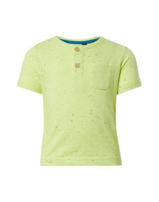 TOM TAILOR Kurzarmshirt "Neon Henley T-Shirt"