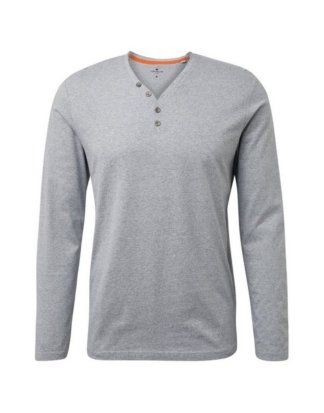 TOM TAILOR Langarmshirt "Henley-Shirt"