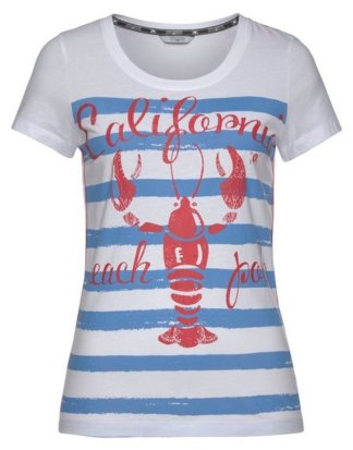 TOM TAILOR Polo Team T-Shirt mit maritimem Print