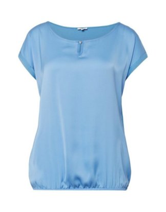 TOM TAILOR T-Shirt "T-Shirt mit Material-Mix "