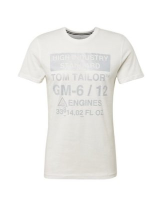 TOM TAILOR T-Shirt "T-Shirt mit Reflektor-Print"