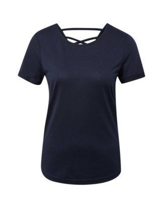 TOM TAILOR T-Shirt "T-Shirt mit Schnürung"